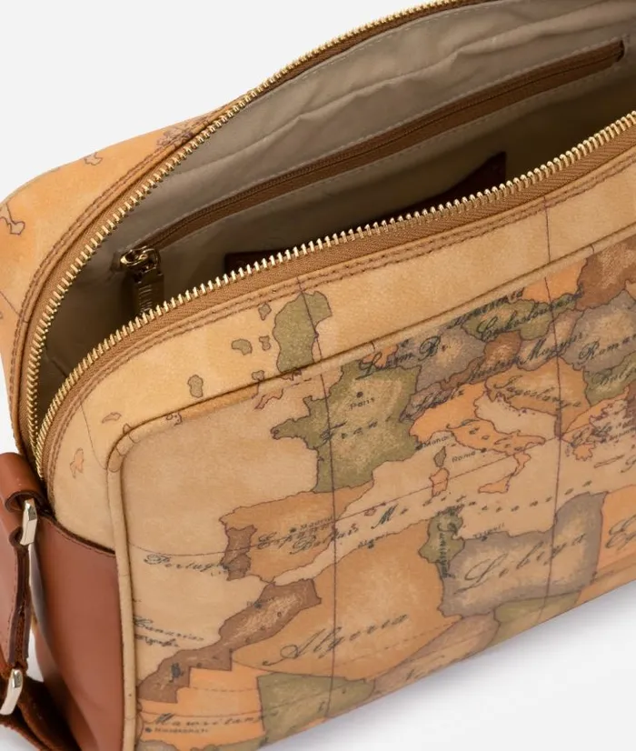 Man Crossbody and Messenger Bags Alviero Martini Geo Classic Reporter Bag With Shoulder Strap