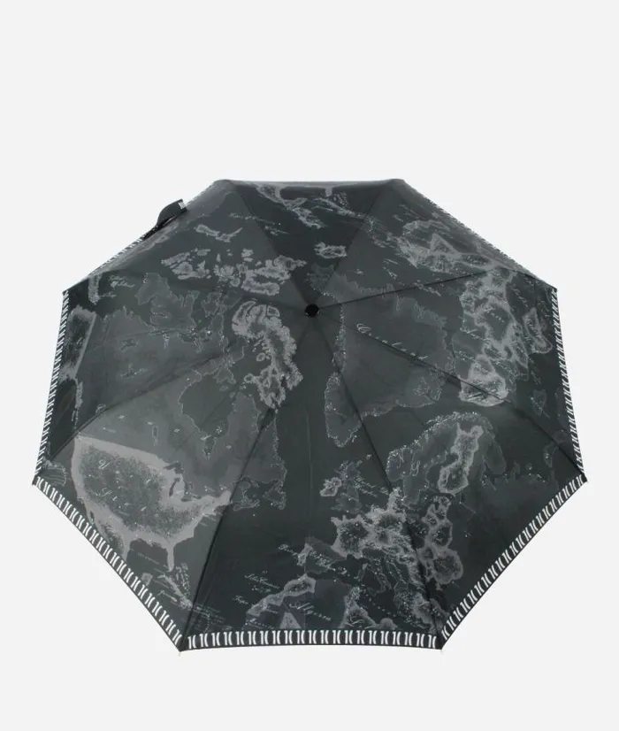 Man Umbrellas Alviero Martini 1 Classe Geo Mini Umbrella Black