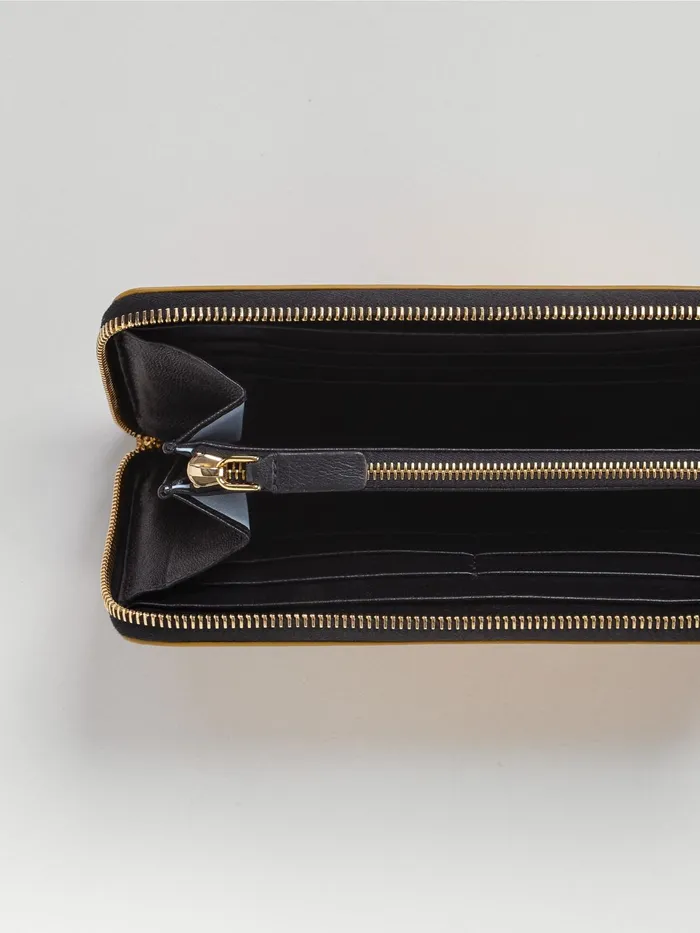 Marni Gold Metallic Leather Ziparound Wallet Gold Sand Womens Wallets and Small Leather Goods Marni Gold Metallic Leather Ziparound Wallet Gold Sand Womens Wallets and Small Leather Goods
