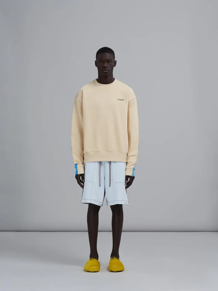 Marni Lightweight Jersey Bermuda Trousers Black Brown Mens Trousers Marni Lightweight Jersey Bermuda Trousers Black Brown Mens Trousers