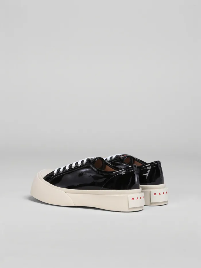 Marni Patent Leather Pablo Laceup Sneaker Black Womens Sneakers Marni Patent Leather Pablo Laceup Sneaker Black Womens Sneakers