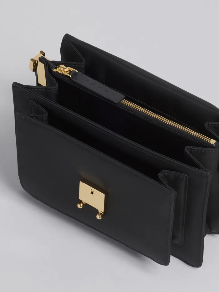 Marni Trunk Light Medium Bag In Nylon Black Womens Crossbody Bags Marni Trunk Light Medium Bag In Nylon Black Womens Crossbody Bags
