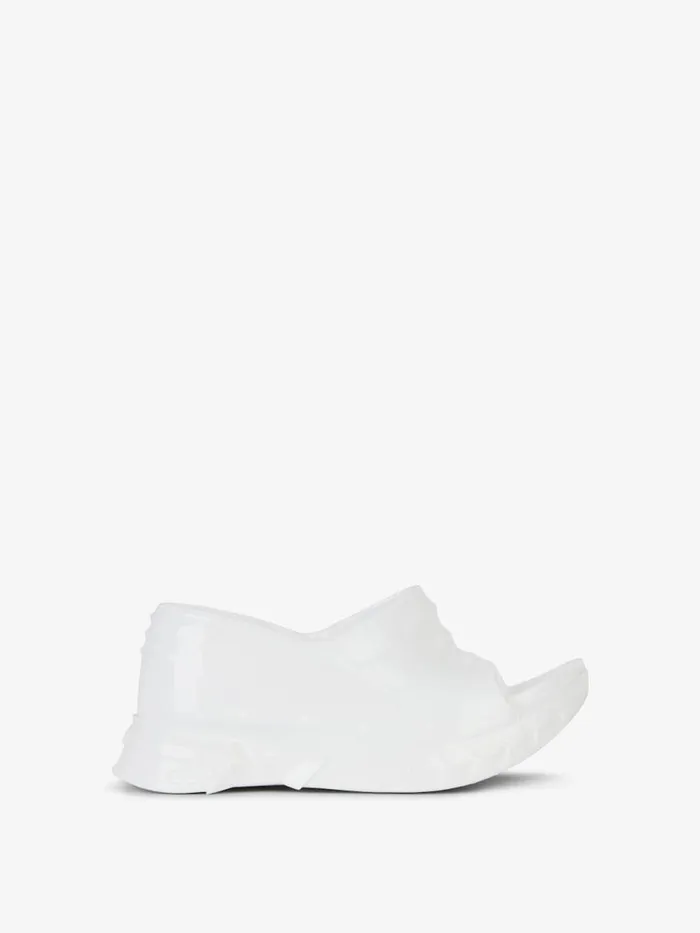 Marshmallow Wedge Sandals In Rubber White Women Givenchy Marshmallow