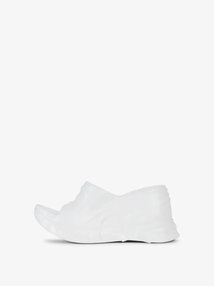 Marshmallow Wedge Sandals In Rubber White Women Givenchy Marshmallow