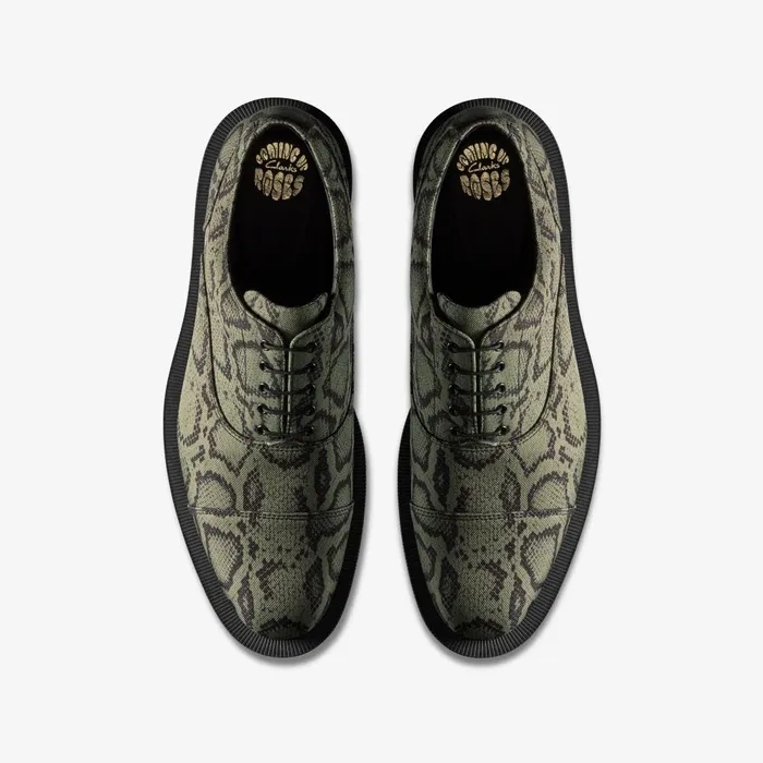 Martine Rose Mens Oxford 2 Green Textile Men Clarks Casual Dress Shoes