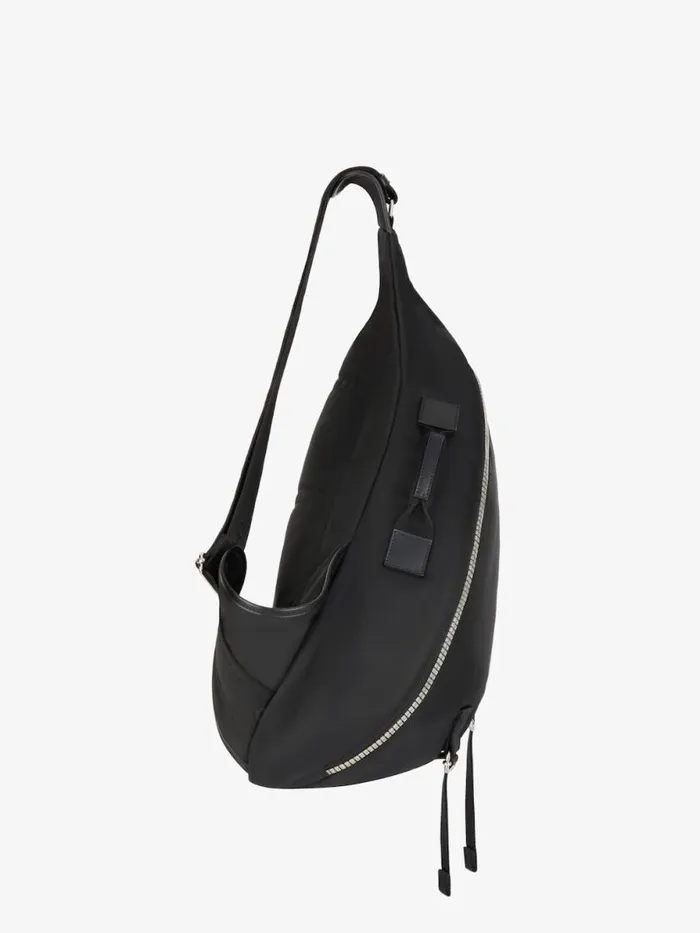 Medium GZip Triangle Bag In Nylon Black Men Givenchy Crossbody Bags