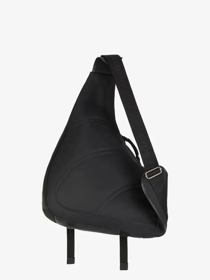 Medium GZip Triangle Bag In Nylon Black Men Givenchy Crossbody Bags