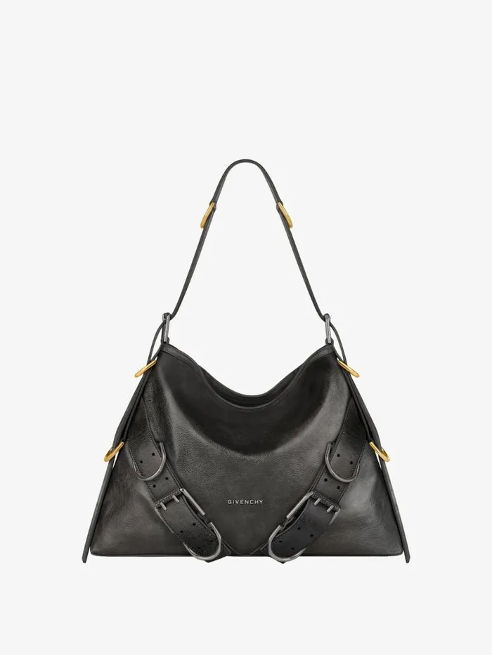 Medium Voyou Boyfriend Bag In Aged Leather Black Women Givenchy Shoulder Bags Medium Voyou Boyfriend Bag In Aged Leather Black Women Givenchy Shoulder Bags