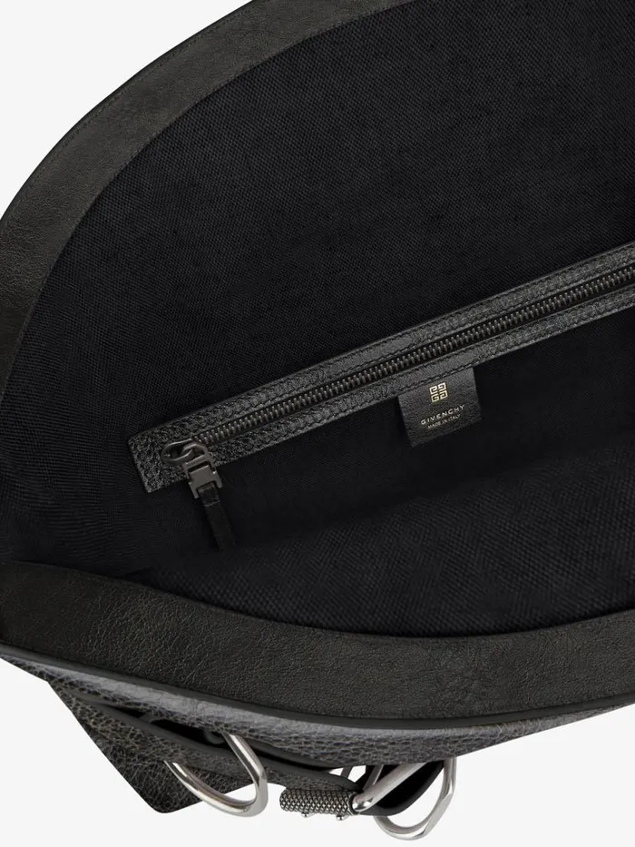 Medium Voyou Boyfriend Bag In Aged Leather Black Women Givenchy Shoulder Bags