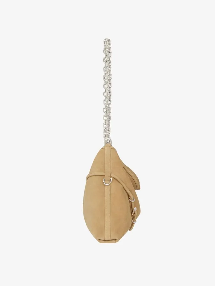 Medium Voyou Chain Bag In Suede Hazel Women Givenchy Shoulder Bags