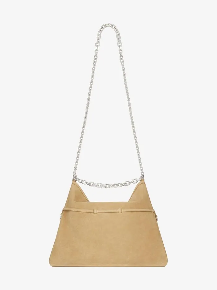 Medium Voyou Chain Bag In Suede Hazel Women Givenchy Shoulder Bags