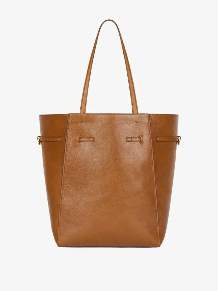 Medium Voyou Tote Bag In Leather Soft Tan Women Givenchy Shoulder Bags