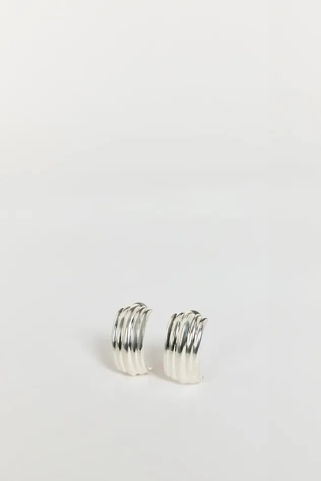 MEGA WATERFALL EARRING SILVER Women DISSH The Gift Shop