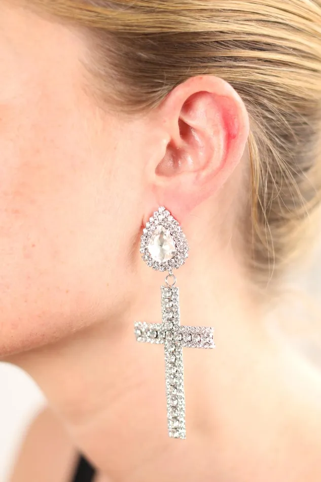 Memphis Earring 8211 Silver Color Women Cras Jewellery