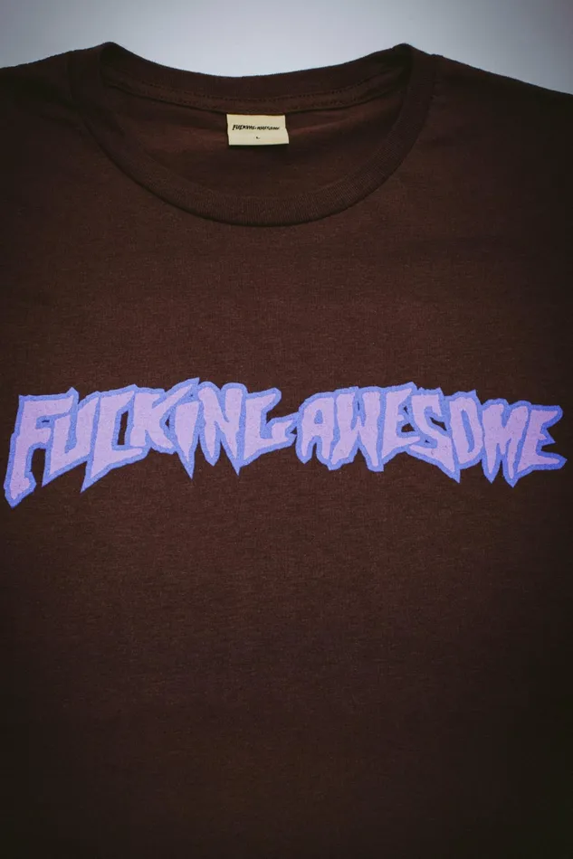 Men 2025 Stamp Logo Tee Fucking Awesome Short Sleeve Men 2025 Stamp Logo Tee Fucking Awesome Short Sleeve