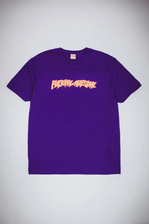 Men 2025 Stamp Logo Tee Fucking Awesome Short Sleeve Men 2025 Stamp Logo Tee Fucking Awesome Short Sleeve