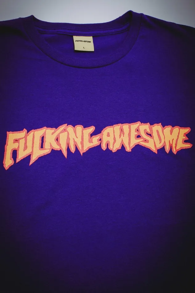 Men 2025 Stamp Logo Tee Fucking Awesome Short Sleeve Men 2025 Stamp Logo Tee Fucking Awesome Short Sleeve