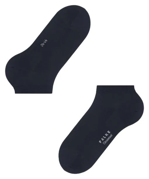 Men ClimaWool Men Sneaker Socks Dark Navy FALKE Ankle Socks
