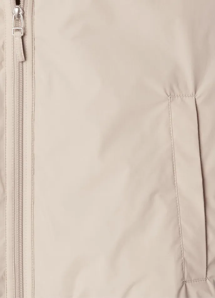 Men Coats and Jackets Faonnable Hybrid Gilet With Hood Light Beige