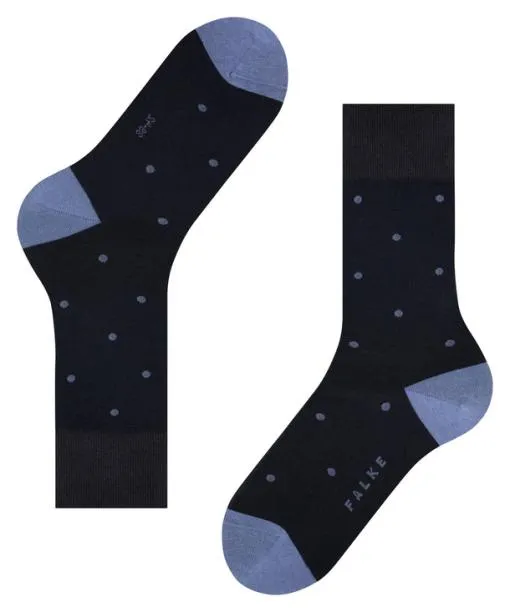 Men Dot Men Socks Dark Navy FALKE Socks