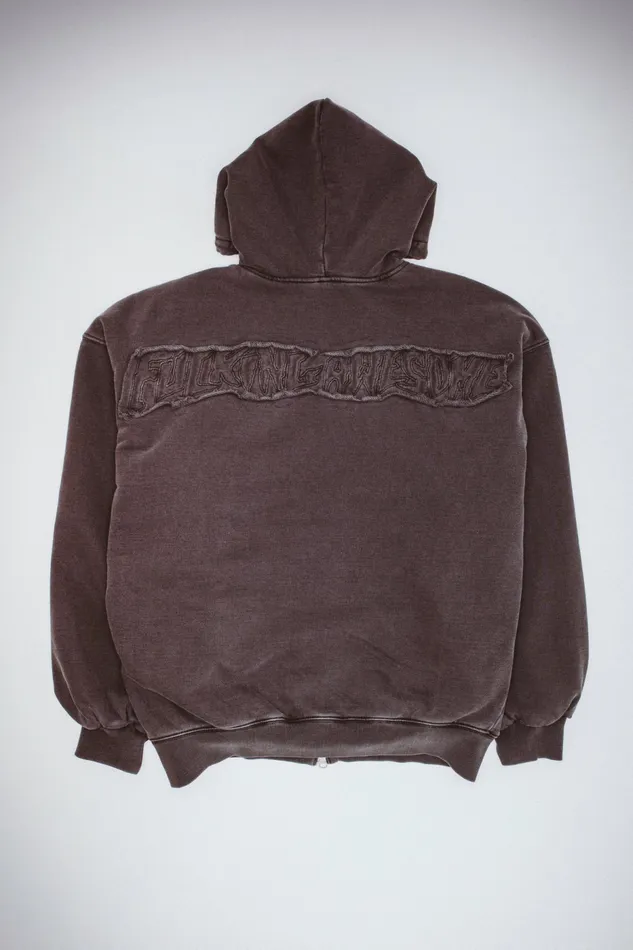Men FA Back Patch Hooded Jacket Fucking Awesome Jackets Men FA Back Patch Hooded Jacket Fucking Awesome Jackets