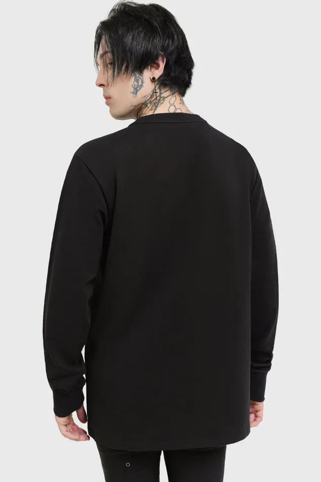 Men Graphic Tops Killstar Chucky and Tiff Forever Sweatshirt