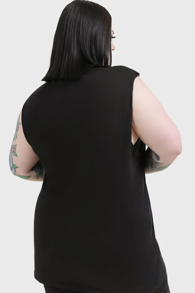 Men Graphic Tops Killstar Midnight Snacks Graphic Vest