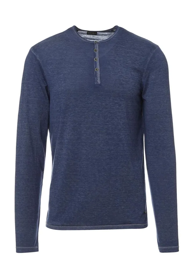 Men Kaduk Navy LongSleeve Mens Top Whale Buffalo David Bitton Tops and Tees