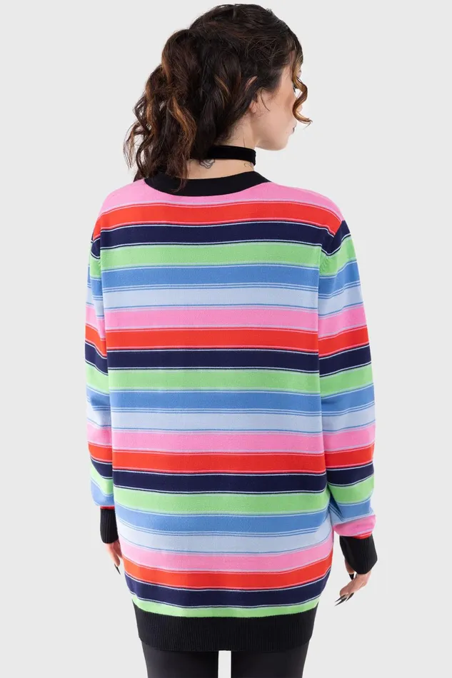 Men Knitwear Killstar Good Guys Finish Last Knit Cardigan