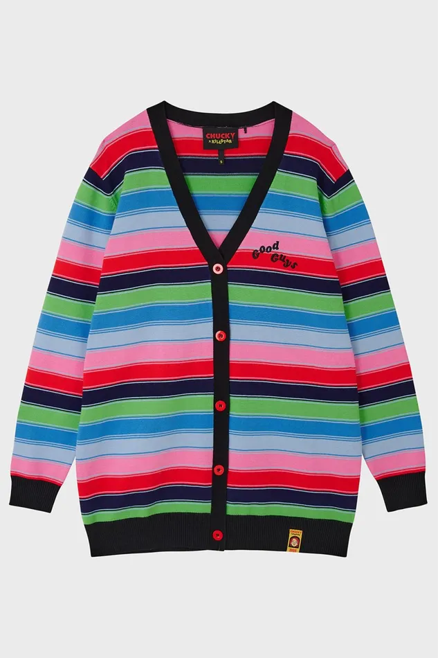 Men Knitwear Killstar Good Guys Finish Last Knit Cardigan
