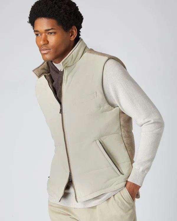 Men Men039s Goat Suede Padded GiletIn Beige Brown Beige Brown NPeal Gilets and Waistcoats Men Men039s Goat Suede Padded GiletIn Beige Brown Beige Brown NPeal Gilets and Waistcoats
