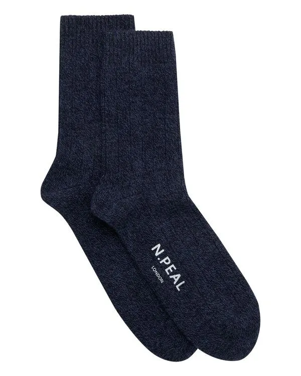 Men Men039s Rib Cashmere House SocksIn Hurricane Blue Hurricane Blue NPeal Socks Men Men039s Rib Cashmere House SocksIn Hurricane Blue Hurricane Blue NPeal Socks
