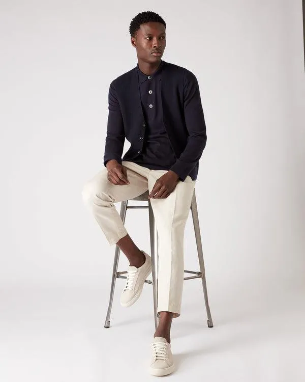 Men Men039s The Chelsea Milano Cashmere WaistcoatIn Navy Blue Navy Blue NPeal Gilets and Waistcoats