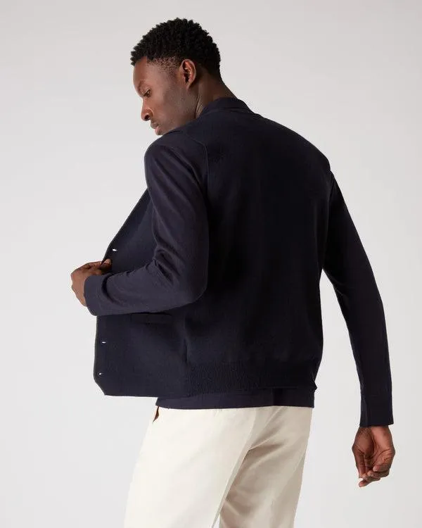Men Men039s The Chelsea Milano Cashmere WaistcoatIn Navy Blue Navy Blue NPeal Gilets and Waistcoats
