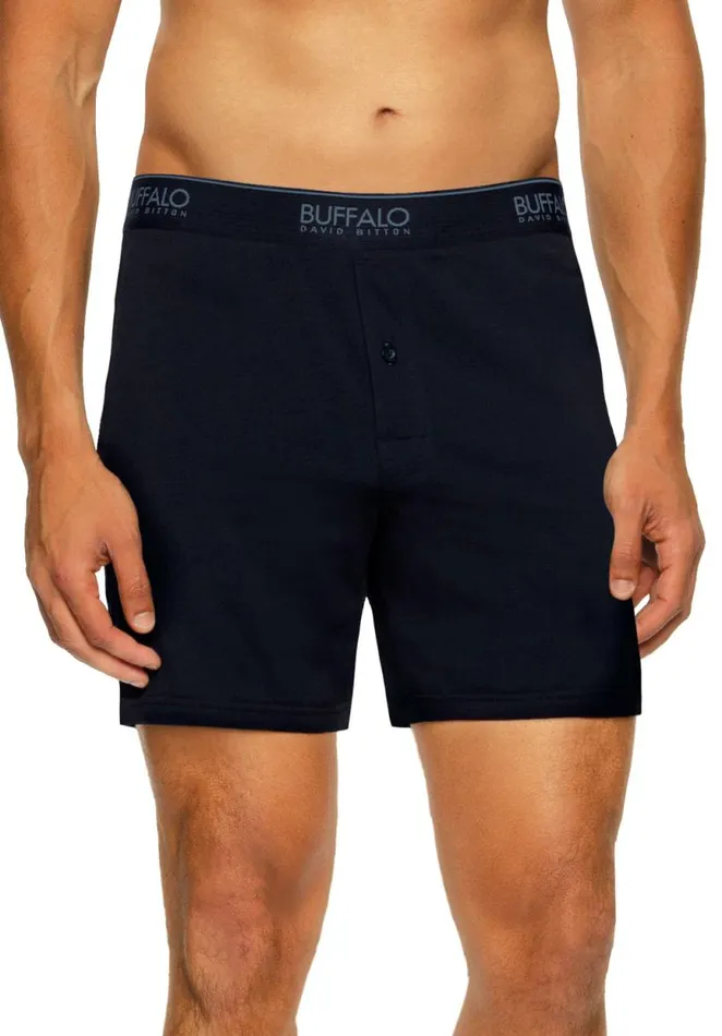 Men Men 3pack Loose Boxers Navy Blue Buffalo David Bitton Underwear