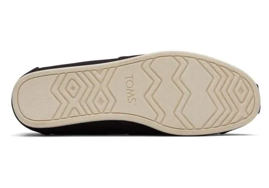 Men MenAlpargata Black Recycled Cotton Canvas Black TOMS Alpargatas
