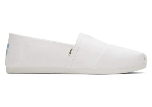 Men MenAlpargata White Recycled Cotton Canvas White TOMS Alpargatas