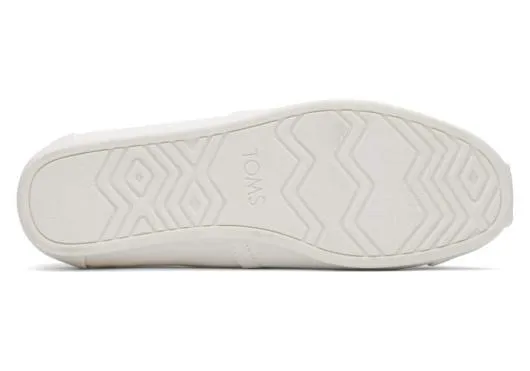 Men MenAlpargata White Recycled Cotton Canvas White TOMS Alpargatas