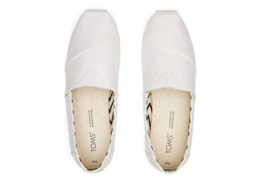 Men MenAlpargata White Recycled Cotton Canvas White TOMS Alpargatas