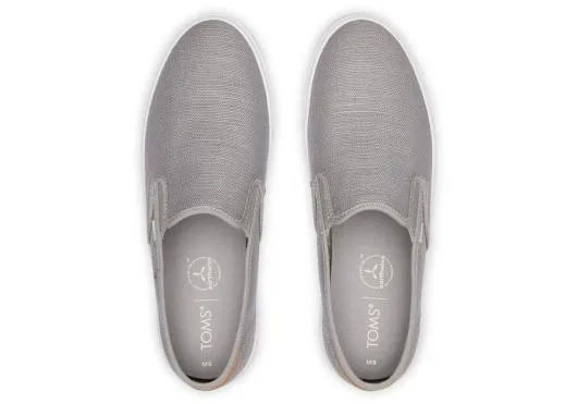 Men MenBaja Slip On Grey TOMS Slip Ons
