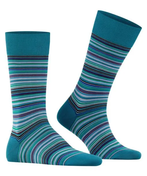 Men Microblock Men Socks Peacock FALKE Socks