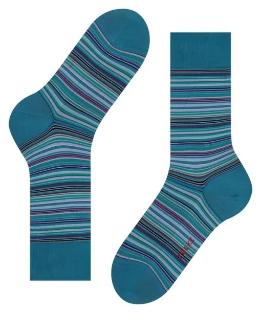 Men Microblock Men Socks Peacock FALKE Socks