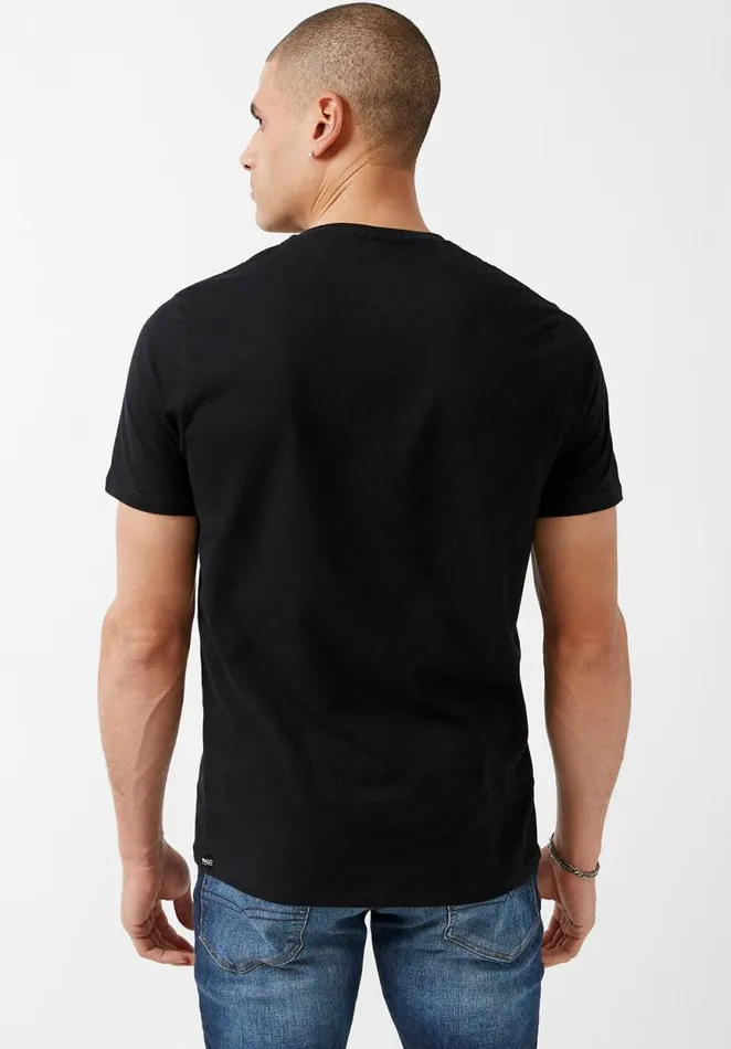 Men Naimop Black Jersey TShirt Black Buffalo David Bitton Underwear