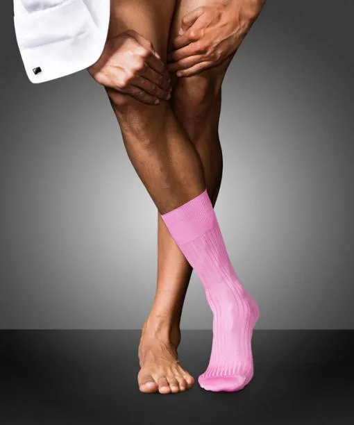Men No 10 Pure Fil Dcosse Men Socks Peony FALKE Socks