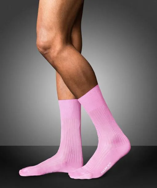 Men No 10 Pure Fil Dcosse Men Socks Peony FALKE Socks