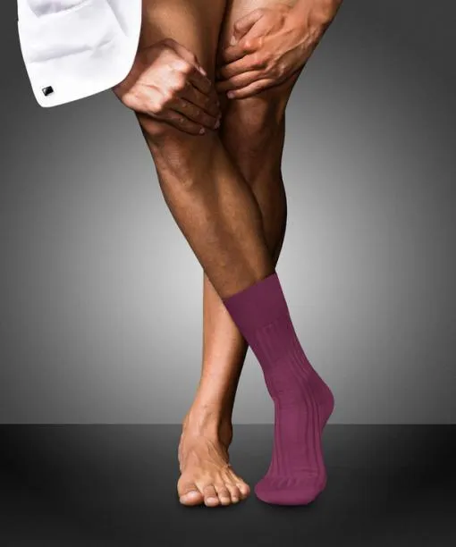 Men No 13 Finest Piuma Cotton Men Socks Raspberry FALKE By Material