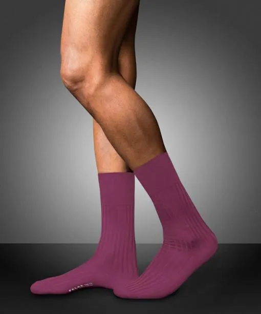 Men No 13 Finest Piuma Cotton Men Socks Raspberry FALKE By Material