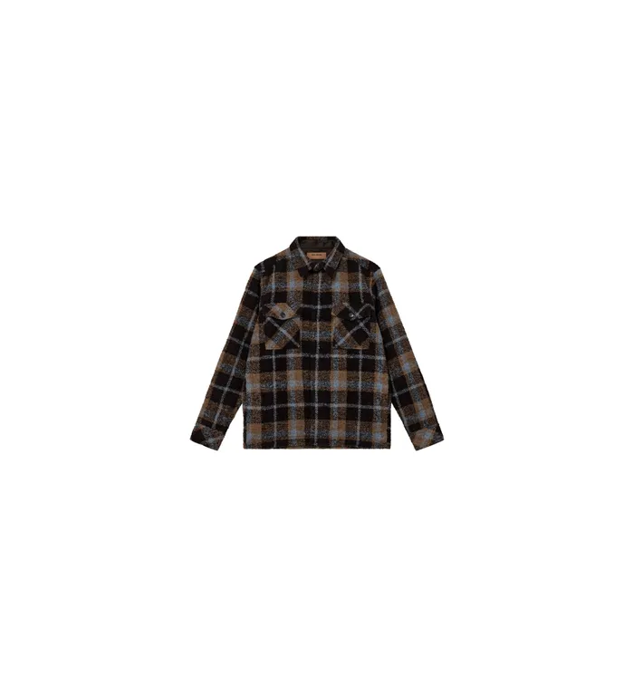 Men Overshirts MOS MOSH MMGBlake Alfa Overshirt Brown Latte Check