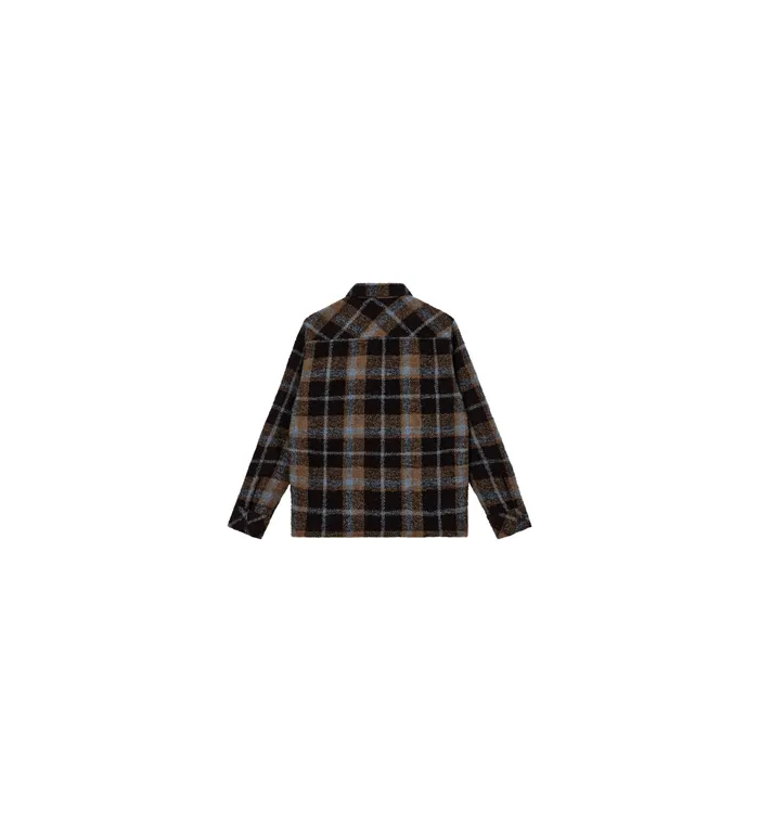 Men Overshirts MOS MOSH MMGBlake Alfa Overshirt Brown Latte Check