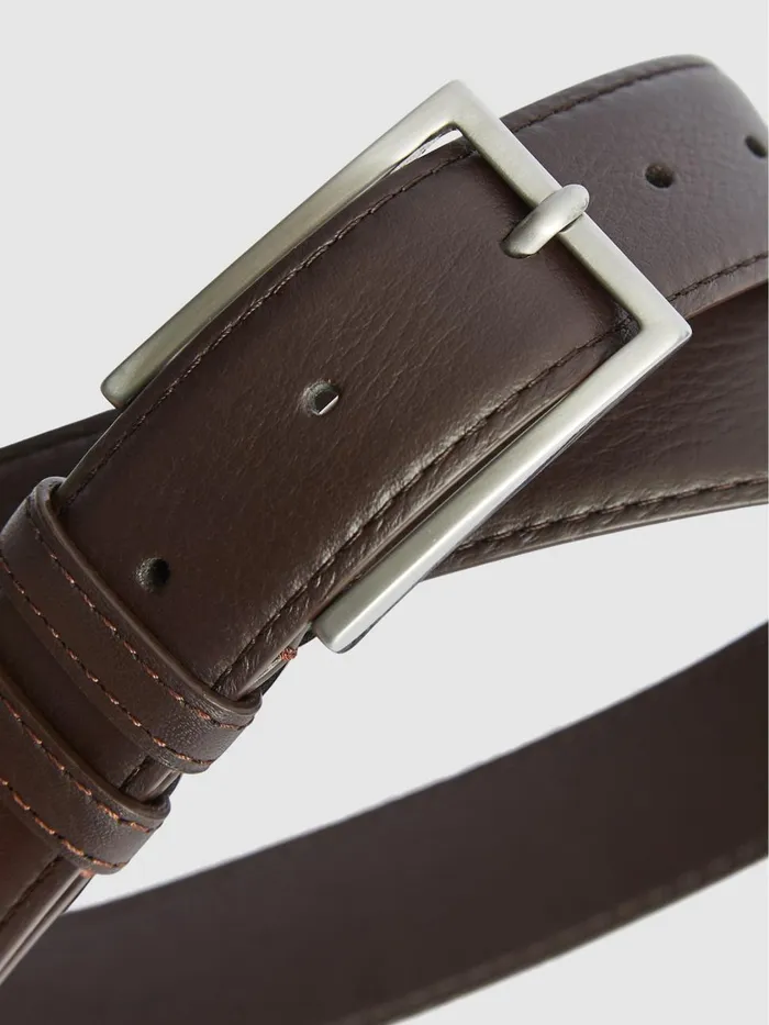 Men Reiss Belts Martin Formal Leather Belt Brown